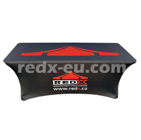 Printed elastic table covers